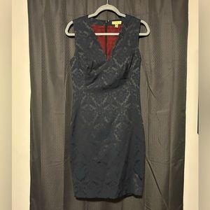 Ted Baker London Women’s Navy Blue Dress Patterned Size 2
